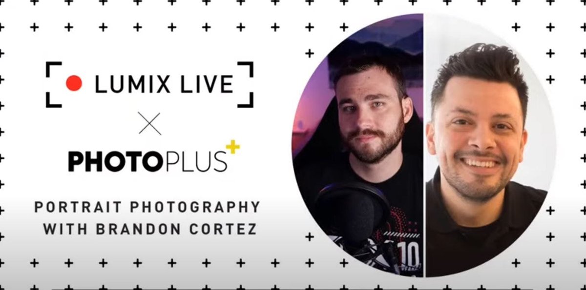 darinpepple's tweet photo. Upcoming 11/10/20 - LUMIX Live Portrait Photography with Brandon Cortez and host Sean Robinson. Every Tuesday at 3:30 during the month of November join host Sean Robinson and his guests.   https://t.co/JyNtD7Z1f8 https://t.co/aM4yhMTriX