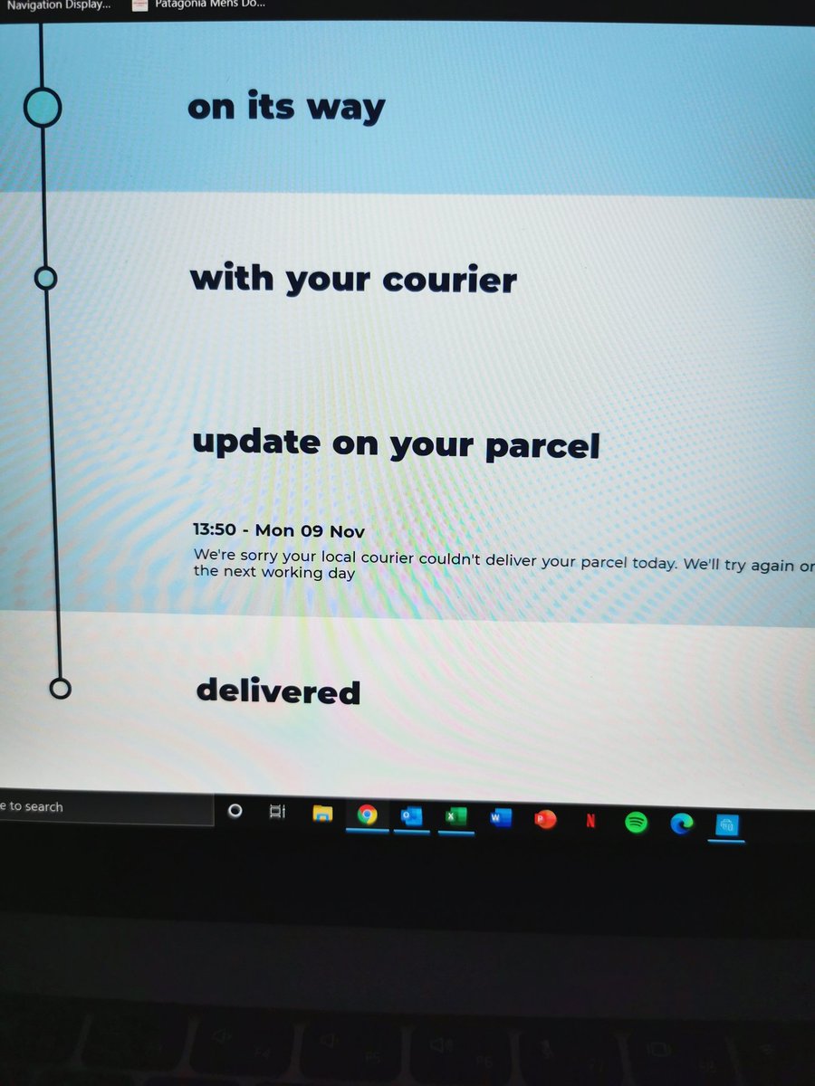 tom_holtom's tweet photo. @MrLmwilby @Hermesparcels Same. Day 2 without it turning up... https://t.co/1qRA0myAq0