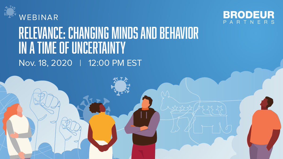 brodeurpartners's tweet photo. Join Brodeur CEO @AndreaCoville as she shares new insights from our latest #RelevanceResearch. We'll explore how businesses, civic leaders, educational institutions &amp; others have an opportunity to help restore certainty &amp; civility to their communities: https://t.co/5Q75Bkut5L https://t.co/TL1xQ6gpoI