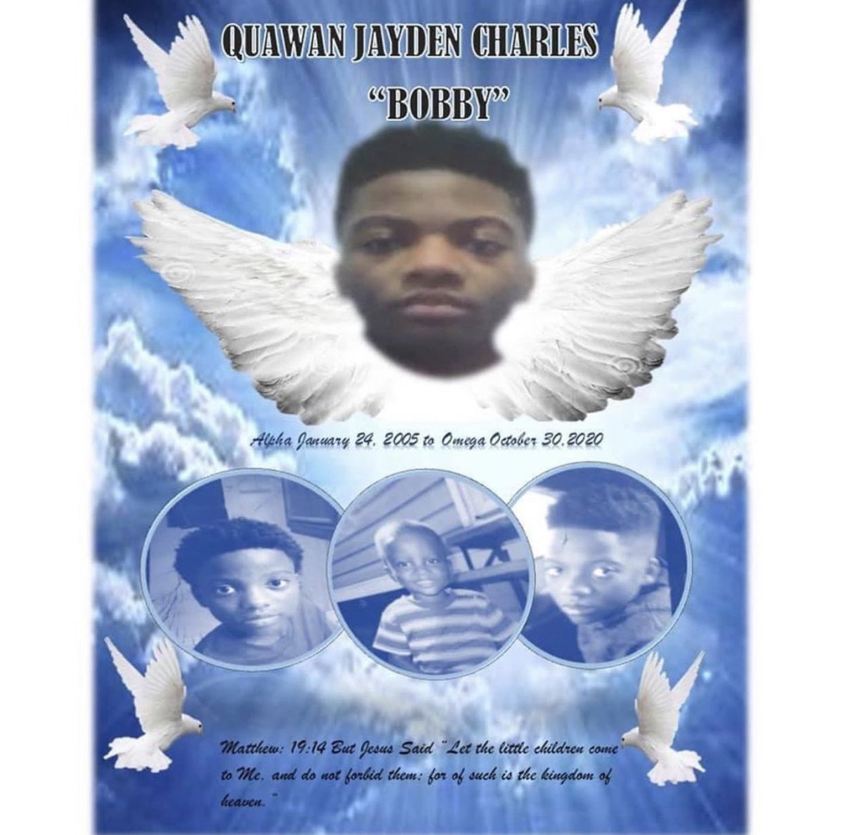 On November 2nd a 15 year old boy was lynched in Louisiana. His face was severely beaten and there’s very little media attention. Please help find the people who did this and hold them accountable. 
SAY HIS NAME #QuawanCharles #JusticeforQuawanCharles