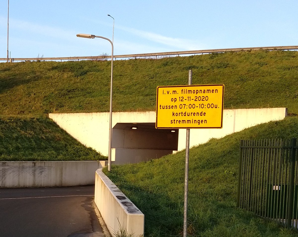 A.s. donderdagochtend mogelijk wat oponthoud als je via het tunneltje bij ADO onder de A4 naar Voorburg fietst.