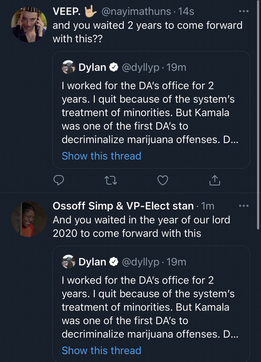 Some of you mfers are so f-ing annoying I swear to god. Kamala’s record is public—the good and the bad.