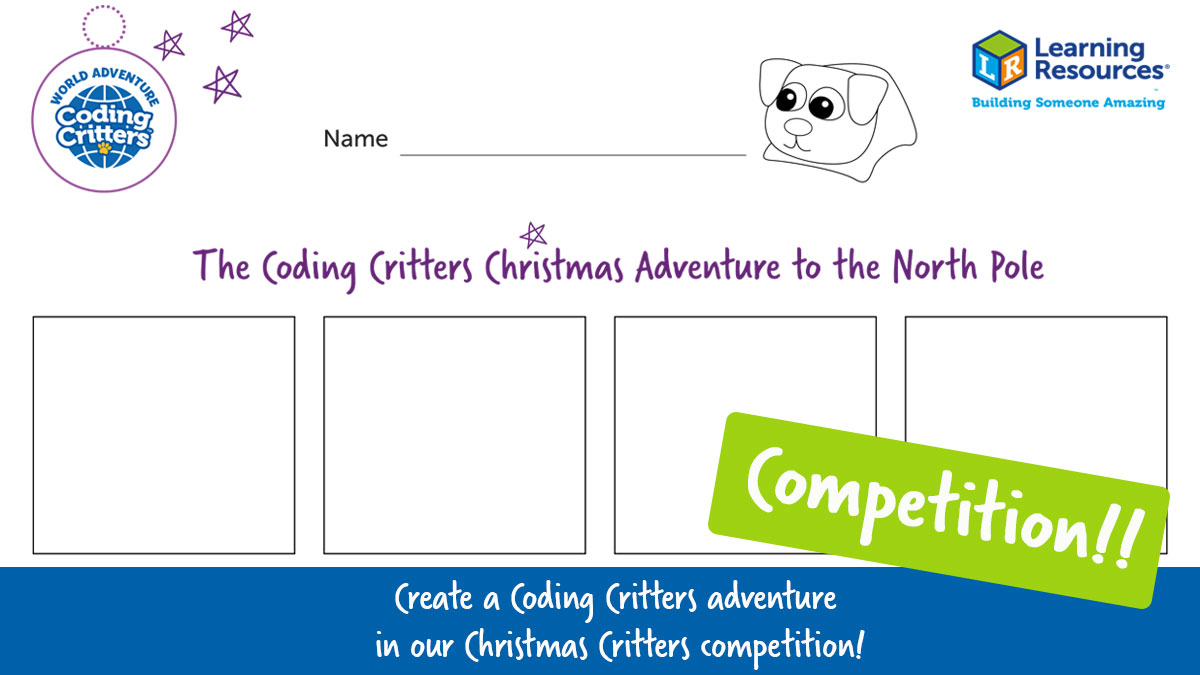 LRUK's tweet image. Enter our #Christmas #CodingCritters #Competition by writing a World Adventure of your own! #Win a fantastic bundle of prizes and see your story illustrated by the original creator! Learn more: blog.learningresources.co.uk/christmas-crit…
#codingcritterschristmascomp