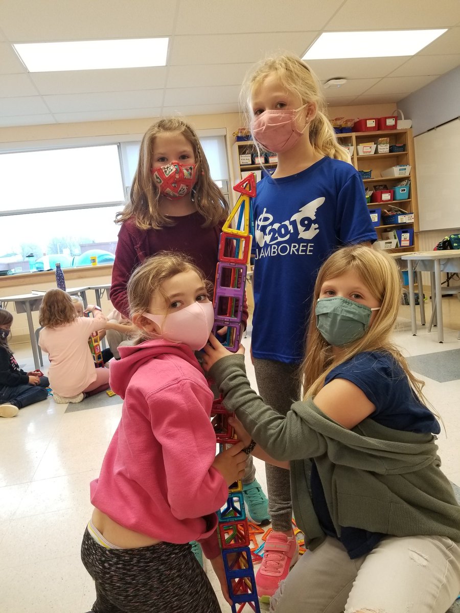 steampei's tweet photo. Some creative structures and tallest towers being built for our Magformers Math workshops in Souris today @PSBPEI @EducationPEI Thanks to @RotaryChtown for funding! https://t.co/1JNkBYKsTV