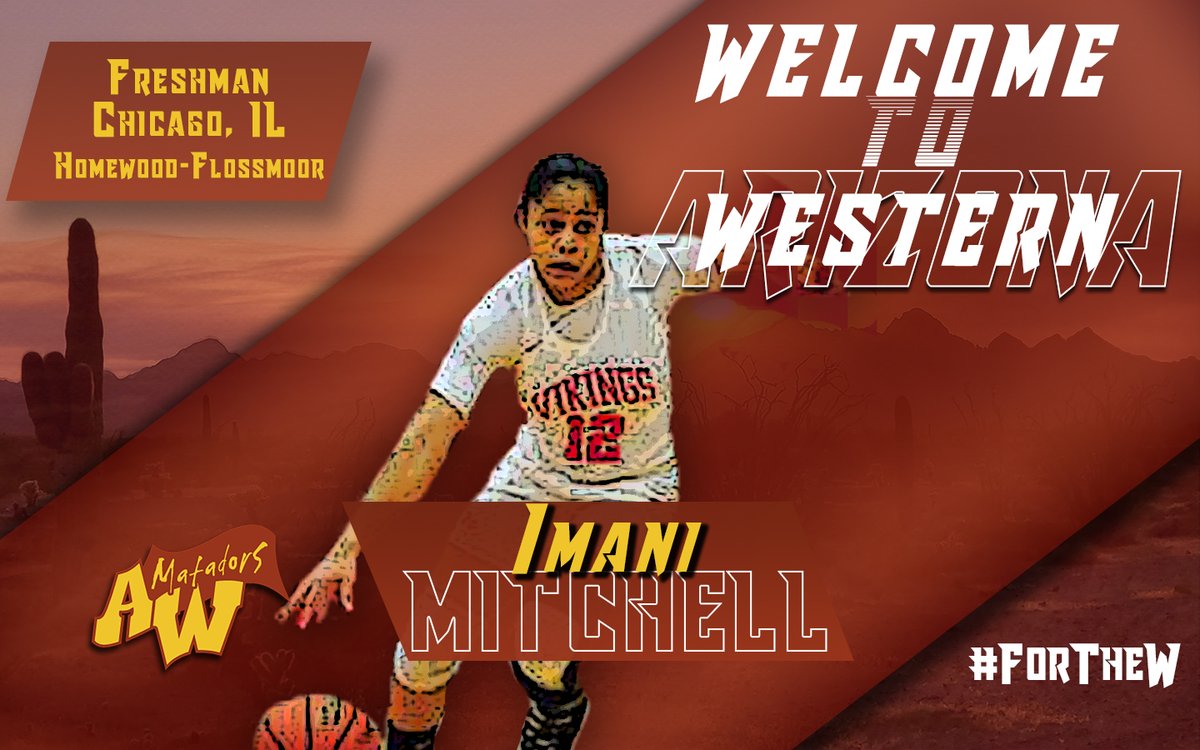 An exciting play-maker, creator and tough competitor.
Welcome to Arizona Western, Imani Mitchell!
#ForTheW #MatadorMade #GreatDayToBeAMatador