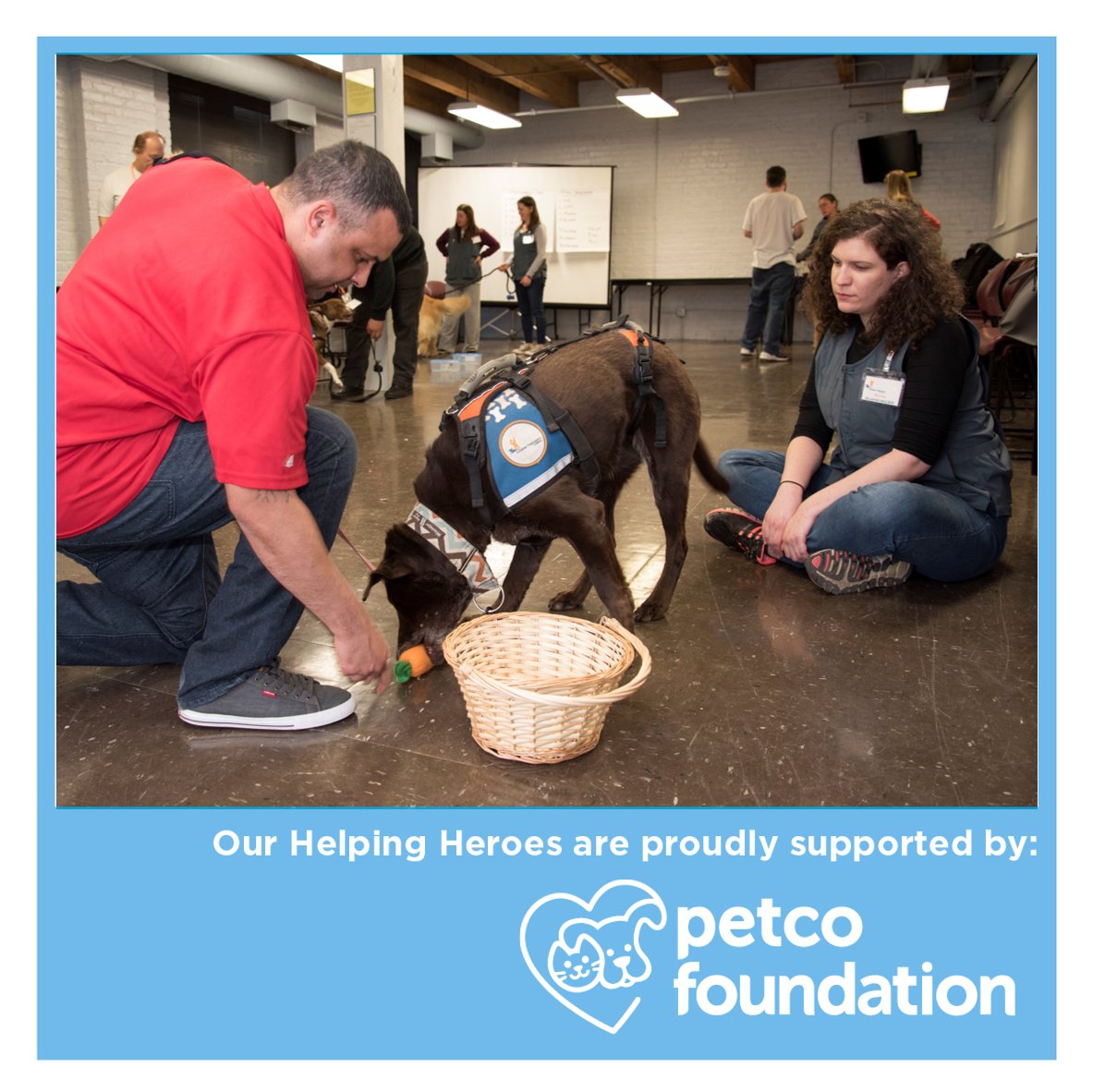CTCorps's tweet photo. We are thrilled to be recognized by the @PetcoFoundation for our work with therapy animals. A $2,000 #HelpingHeroes investment will help us continue to help animals and people in Chicago live their best lives. #PFpartner https://t.co/3xzSrmZ7k9