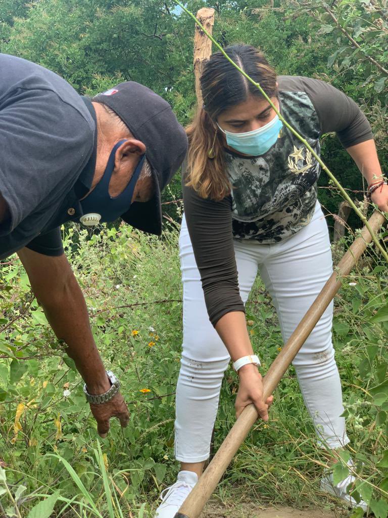 JoselinBalseca's tweet photo. En coordinación con el equipo Sembrando Vida de Jalapa del Marqués, realizamos la siembra de árboles maderables en el camino al varadero de nuestro municipio.

Invitamos a la ciudadanía a contribuir con el cuidado de estas plantas.

#CuidemosElMedioAmbiente @alejandromurat https://t.co/qJUf36atDu