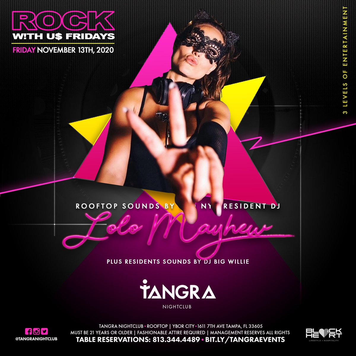 LoloMayhew's tweet photo. Playing this Friday! #TangraNightclub #FloridaDJs #FloridaNightLife #BestFemaleDJs #RooftopParty https://t.co/0hB5YDxRph