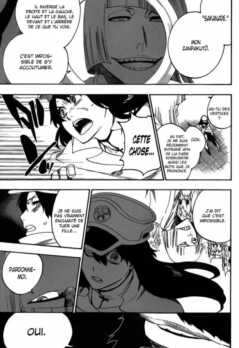 Le seul problème et que l’adversaire peux tenter de s’adapter à ça (bien que presque impossible) si il entend le pouvoir de Sakanade donc pour remédier à ça Shinji c’est entraîner pour son Shikai inverse même les « Sons »