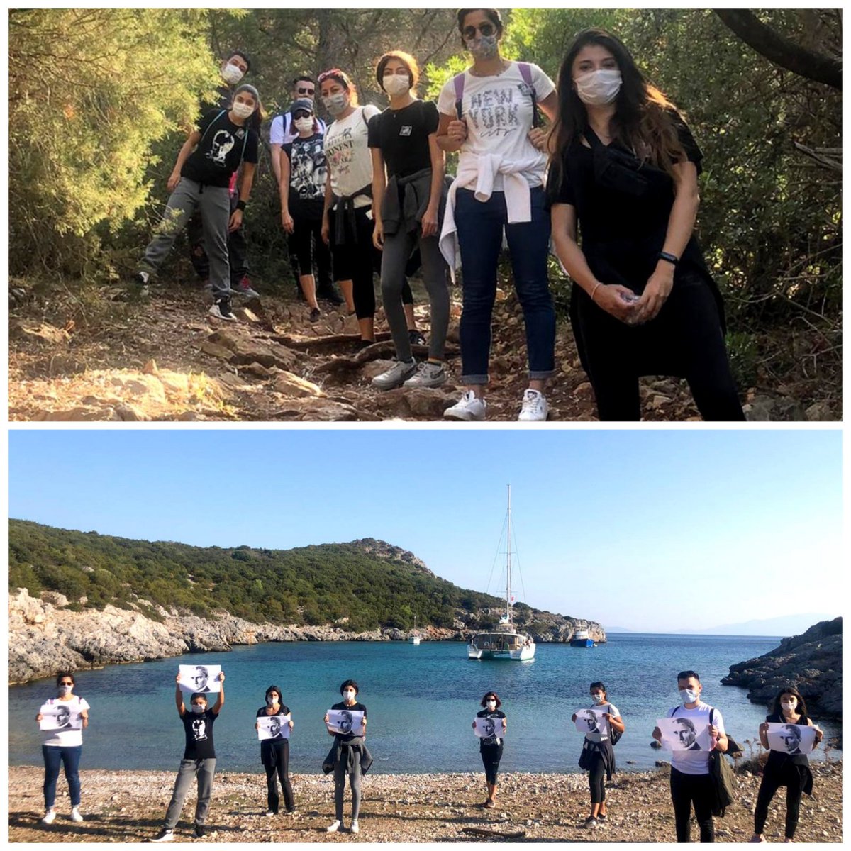 bk_bodrum's tweet photo. 10 Kasım Atatürk’ü Anma haftası kapsamında, Beden Eğitimi Zümremiz öncülüğünde Bitez’den Adaboğazı’na yürüyerek Ata’mızı
saygı, özlem ve minnetle andık. https://t.co/l2PpZKzJUE