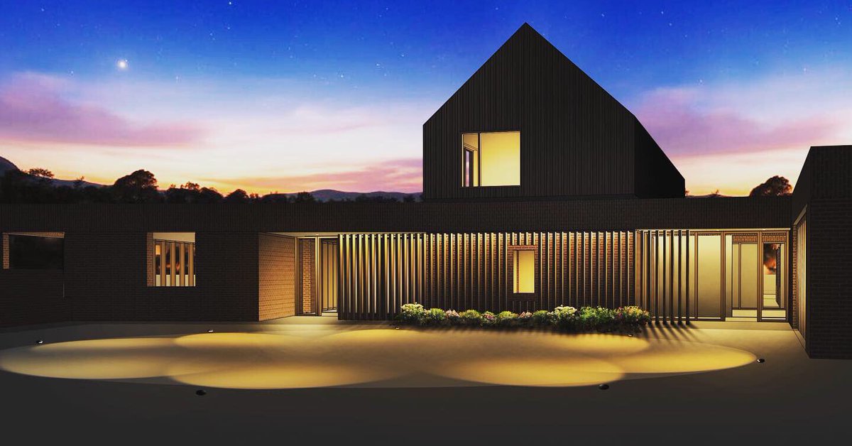 ESLighting's tweet photo. One of my exterior lighting visuals for an incredible new eco project that I’m currently working on in the South Downs National Park. I’m lucky enough to be part of this amazing team of designers &amp; craftsmen.  @BBMarchitects @chalkspace @localworkstudio @AndySturgeon https://t.co/B6LqUR3Q30