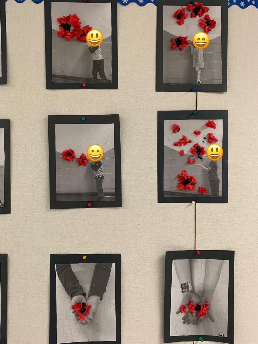 Les artistes de notre classe pour la journée du souvenir ❤️

Paroles des amis: La paix est dans nos mains, nous voulons souffler la paix dans le monde..
<a href="/ecolecatholique/">CECCE</a>