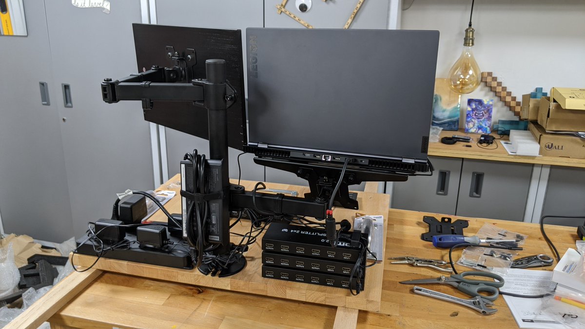 EvanKatelynPod's tweet photo. In today's podcast we talk about some upcoming changes to our content (like this garage streaming build), life updates, and then we answer some silly questions (who wants to see "the dance of our childhood"?) https://t.co/Qmjxe21j3L