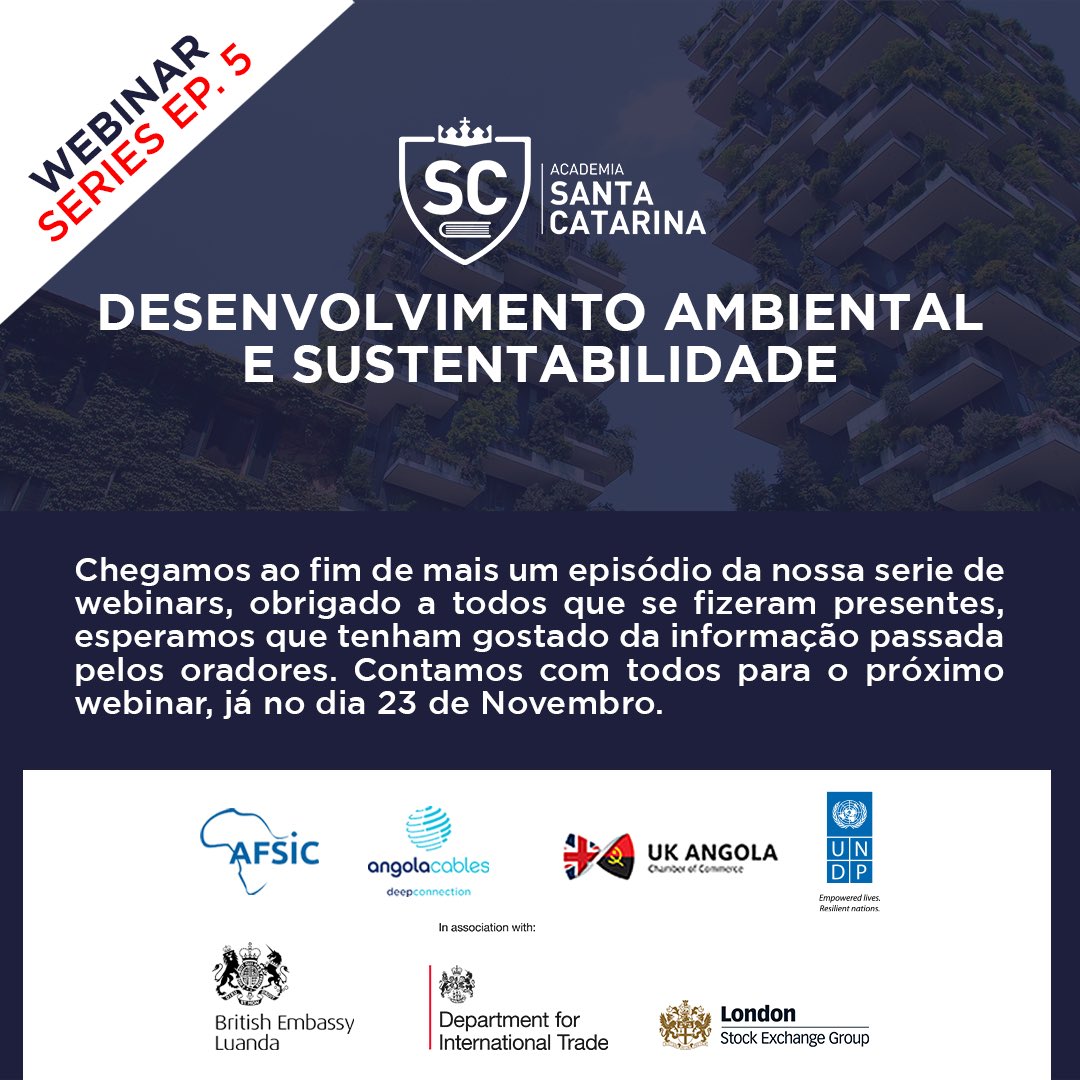 #ASC #AcademiaSantaCatarina #tvet #angola #socialinnovation #systemsthinking #education #innovationeconomics #neweconomicthinking #buildbackbetter #environment #sustainability #environmentdevelopmentandsustainability