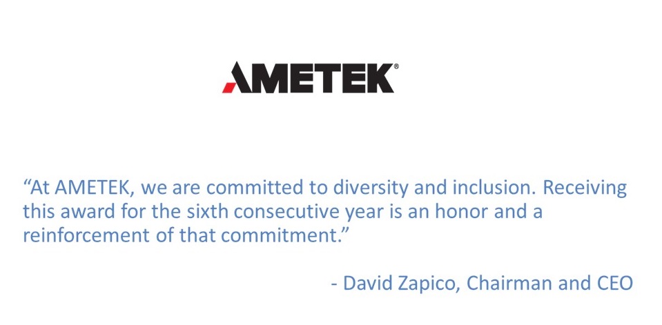 FOEWPHL's tweet photo. Congratulations @AMETEKInc, one of our 2020 Champions of Board Diversity, for having 33% women on their board as identified in our "Women in Leadership 2020” report. Download the report at https://t.co/hFIryvVDfT and learn the power of prioritizing diversity. #WomenOnBoards #FOEW https://t.co/MaxLBprlf5