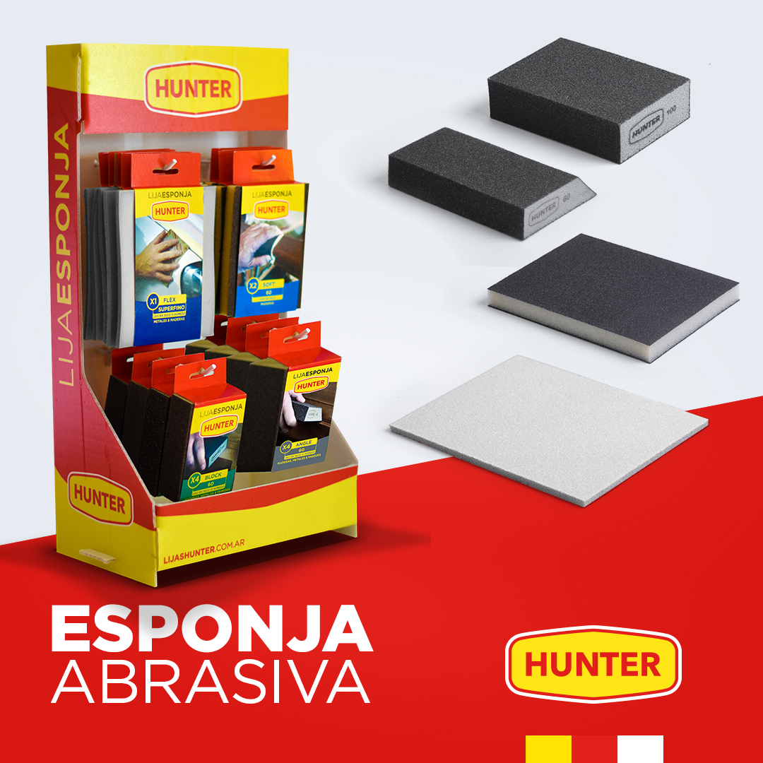 LijasHunter's tweet photo. Empezamos una nueva semana con un nuevo lanzamiento!!!

📢¡NUEVA #EsponjaAbrasiva HUNTER!

Las nuevas esponjas abrasivas duran más y fueron diseñadas cada una para distintos propósitos y funcionalidades que facilitan la tarea del lijado en situaciones y superficies particulares. https://t.co/yxdArTere7