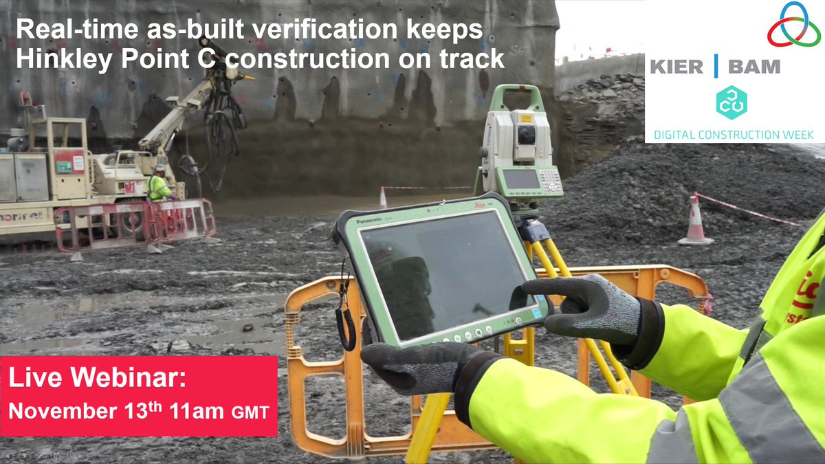 MarkF_Leica's tweet photo. Join @kiergroup, @BAMNuttall & I on Nov 13th to hear the case study of pioneering real-time as-built #verification at the #HinkleyPointC Mega Project as part of @DigiConWeek's webinars.
Register: https://t.co/QzpEhegBZc
#MS60power #InspectSurface #Cyclone3DR #RightFirstTime https://t.co/hAL62GjpXE