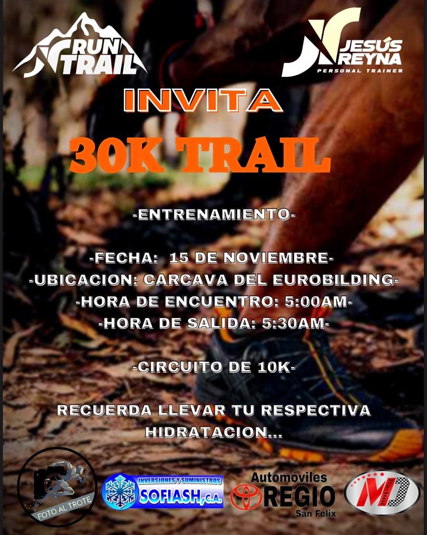 Jesusrr06Reyna's tweet photo. Buenos tardes a todos los runners de nuestra ciudad Guayana.
Le es un placer invitarles a un trote colectivo el día 15 de noviembre, en la cárcava del Eurobilding, con la finalidad de recorrer 30k en circuito 10k (tres vueltas)
#JRtrainer #trailrunning #trail #JRrunTrail21k https://t.co/KuSGHGfmMz