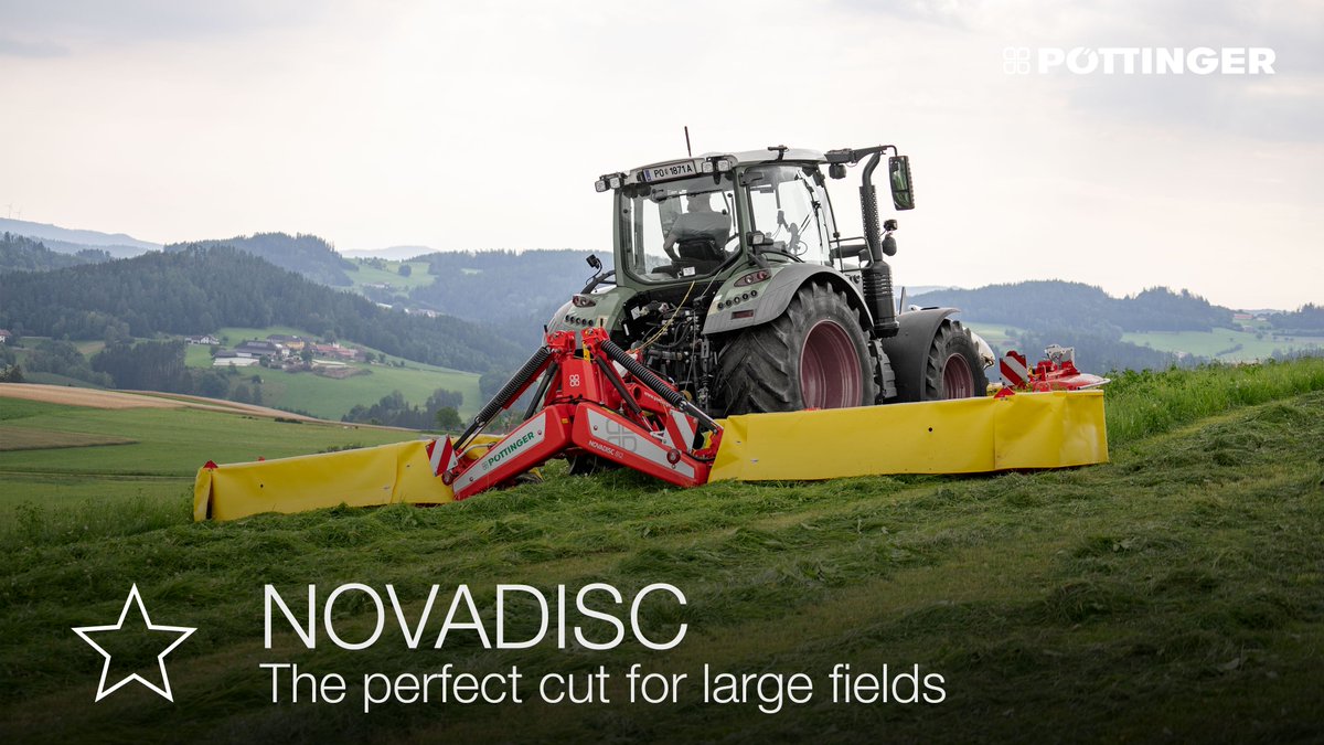The NEW NOVADISC Combination range of disc mowers is now available to order for next season. These lightweight, belt drive disc mower combinations are ideal for smaller tractors and steeper fields. 
Contact your local POTTINGER dealer for more information.