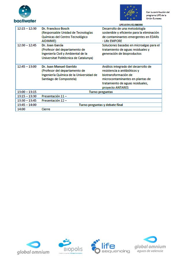 GlobalOmnium's tweet photo. 👋¿Quieres conocer de cerca el proyecto europeo @LIFEprogramme @BACTIWATERLIFE para mejorar la depuración de vertidos industriales con bacterias? 

Ahora puedes! Súmate al encuentro digital del 🗓️1 de diciembre

No te podrás resistir! 👩‍💻Regístrate aquí 👉https://t.co/8DwcjlJ4AI https://t.co/Urcp1nqH5T