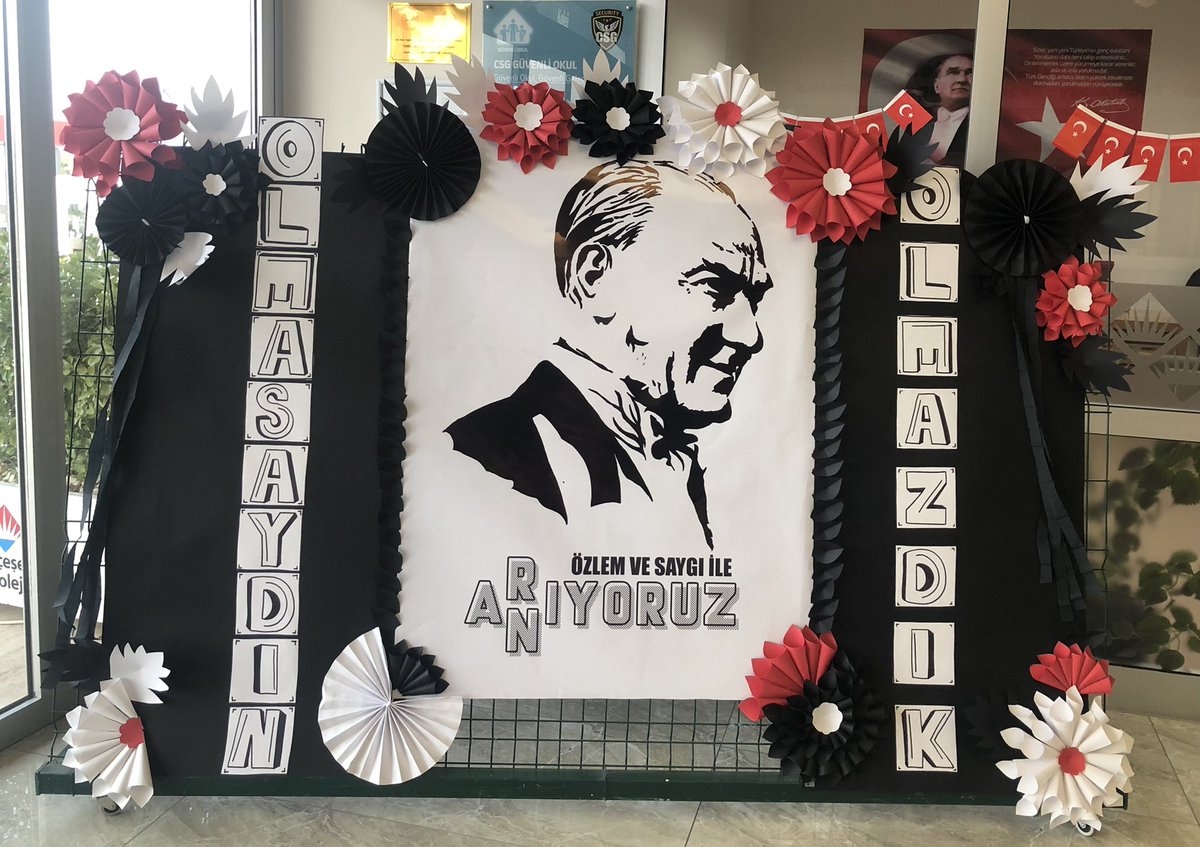 bahcesehir45's tweet photo. Ulu Önder Mustafa Kemal Atatürk'ü özlem, minnet ve saygıyla anıyoruz.. https://t.co/JUJdPVfAIM
