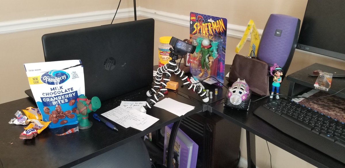TurtleRecallPod's tweet image. If you listen to our latest podcast, Anna described our working desk for you guys. Well here's a visual for you guys! 

#LetsHaulShell