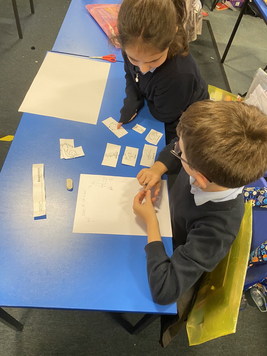 MissScottSPS's tweet photo. Today we developed our understanding of grouping living things using classification keys. Super discussions with very interesting ideas, well done P5C! https://t.co/TPExk8ojKr