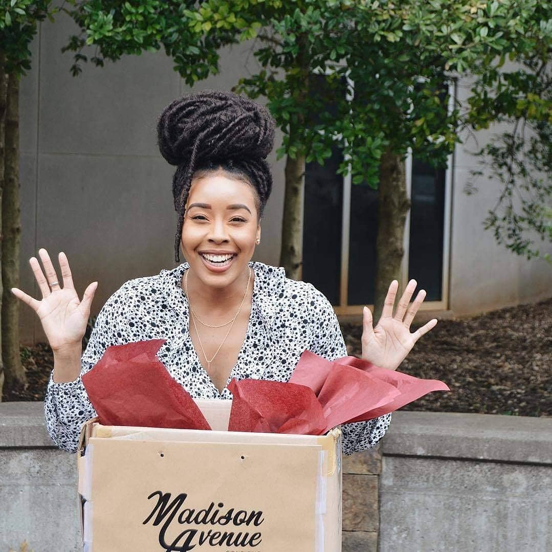 MoStateBkstore's tweet photo. Madison Ave is Now Online 😍
Ship style straight to your door just in time for the holidays
#ShopMadison 🛍 https://t.co/6k9Lk9Z7ED https://t.co/EavZf1bAng