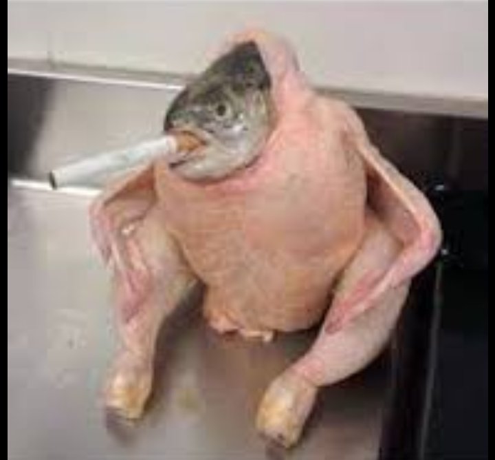 The chuck E cheese mascot after a long day