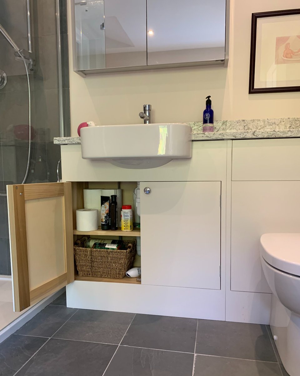No matter what  furniture you buy from us, as standard all of our internals are left natural; showing off our completely Solid Wood product.
🔨
🔨
🔨
🔨
#bespoke #furniture #bathroom #solidwood #naturaltimber #painted #tiled #fittedfurniture #makeyourhouseahome #kent #canterbury
