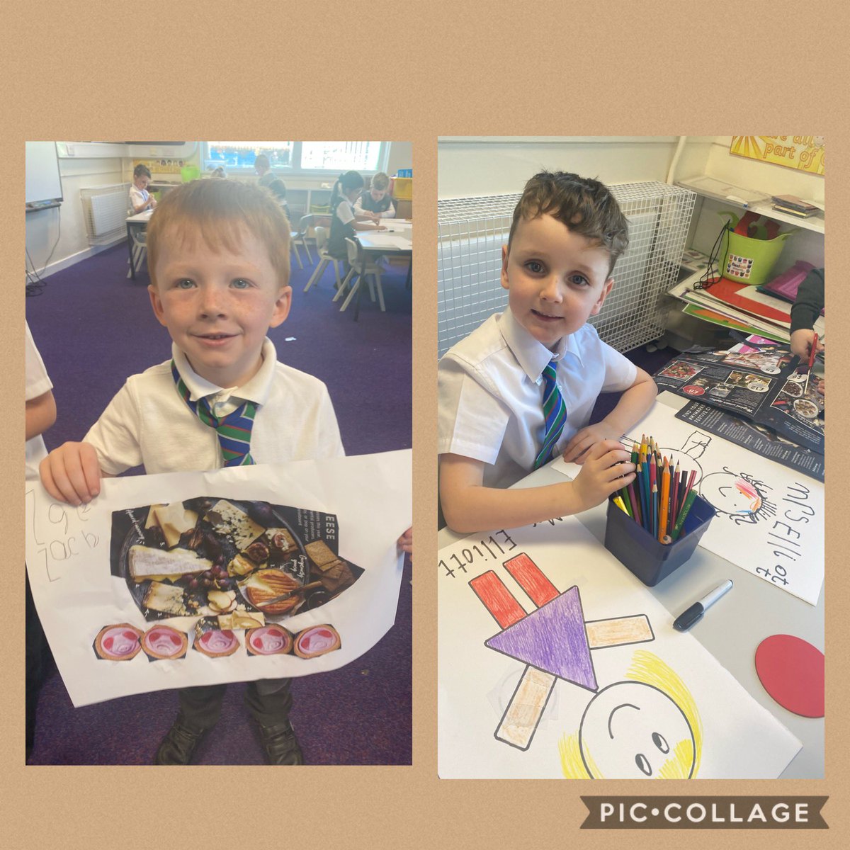 StAugustine_PS's tweet photo. Recently, P1 have been learning about shape and pattern, today we took our learning a step further by looking at why shapes are so important in our lives! #MathsIsFun #RealiLife #PlayBased @StAugustinesPC @staugustine_pta @NLCLearningHub @NLRoadsafety https://t.co/oC3qPU5Ijn