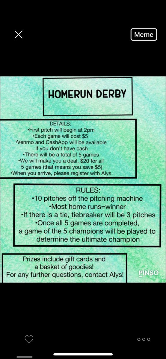 SCU Lady Eagles (@scu_softball) on Twitter photo COME OUT TO THE HOMERUN DERBY! Wednesday <a href="/2pm/">Two O'clock</a> at the SCU softball field! $5 per game and there will be prizes you will love! Come compete and hit some dingers! Register with Alys when you arrive! See you Wednesday COME OUT TO THE HOMERUN DERBY! Wednesday <a href="/2pm/">Two O'clock</a> at the SCU softball field! $5 per game and there will be prizes you will love! Come compete and hit some dingers! Register with Alys when you arrive! See you Wednesday