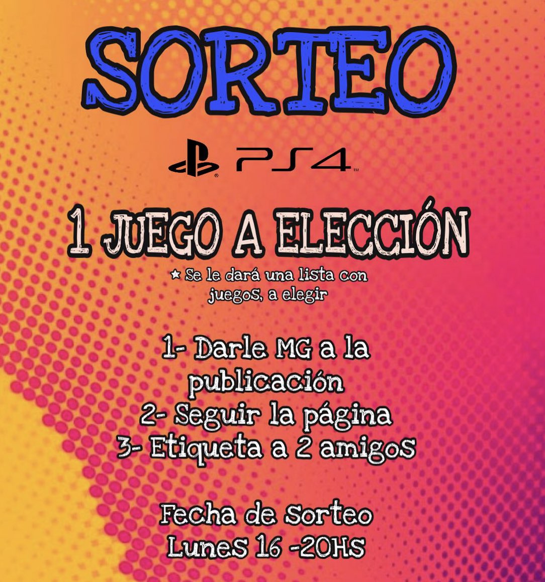 DigitalesPS4XBo's tweet photo. ‼️‼️ SORTEOOOOO ‼️‼️

EN LA PÁGINA DE INSTAGRAM

Link para participar 

https://t.co/g6K0vXQSW1 https://t.co/tliJv3bx50