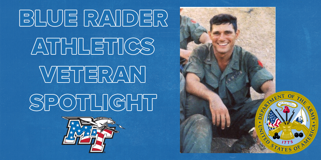 Today we would like to honor MTSU Alum Bud Morris! Bud served in the US Army from May 1968 to May 1973. Bud has continuously supported MT Athletics as a <a href="/MT_BRAA/">Blue Raider Athletic Association</a> member for 33 consecutive years! Today we would like to thank Bud for his service! 🇺🇸

#BlueRaiders | #MT