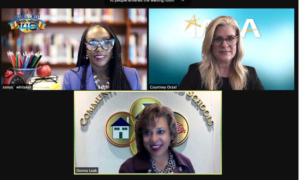 IllinoisASA's tweet photo. Thank you to 200-plus educators who joined us for a very important discussion about racial inequities in schools. 

Part 2 of What's Race Got to Do With It is Feb. 11. https://t.co/D6HirNpklI

Of course, thank you to our awesome presenters @SuptLeak @drsonyawhitaker for sharing. https://t.co/nyuJwvJVL8