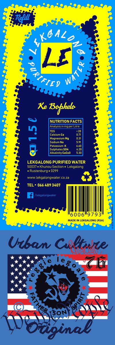 ReggieLegoale's tweet image. #LekgalongPurifiedWater #KeBophelo #IsLife #BrandActivation #Professional #LogoDesign starting from R1K. #SME 
Inbox @reggielegoale for free quotation. #Naming #PayOffline #Design #Branding #Logo #LogoDESIGN #LabelDesign  #PackagingDesign
