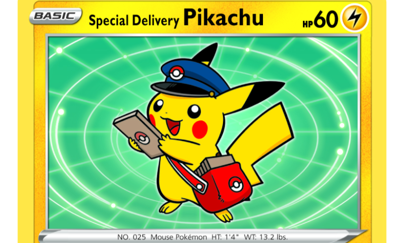 The Special Delivery Pikachu foil promo card is not restricted to Canada  only, also customers from the United States can get this card when you buy  at least $20 worth of products.