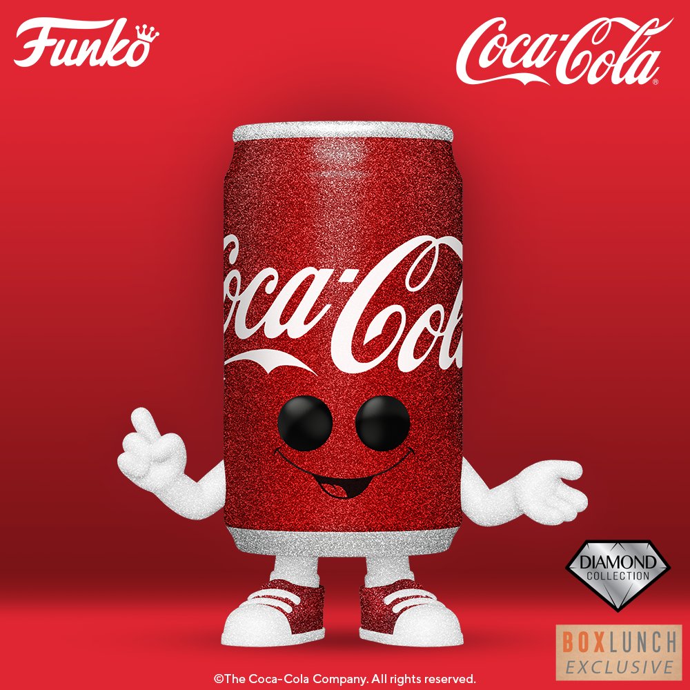 Funko on X: Coming soon: Funko Pop! Coca-Cola Can (Diamond Glitter)(Box  Lunch Exclusive) Pre-order yours now!  #Funko  #FunkoPop #Pop  / X