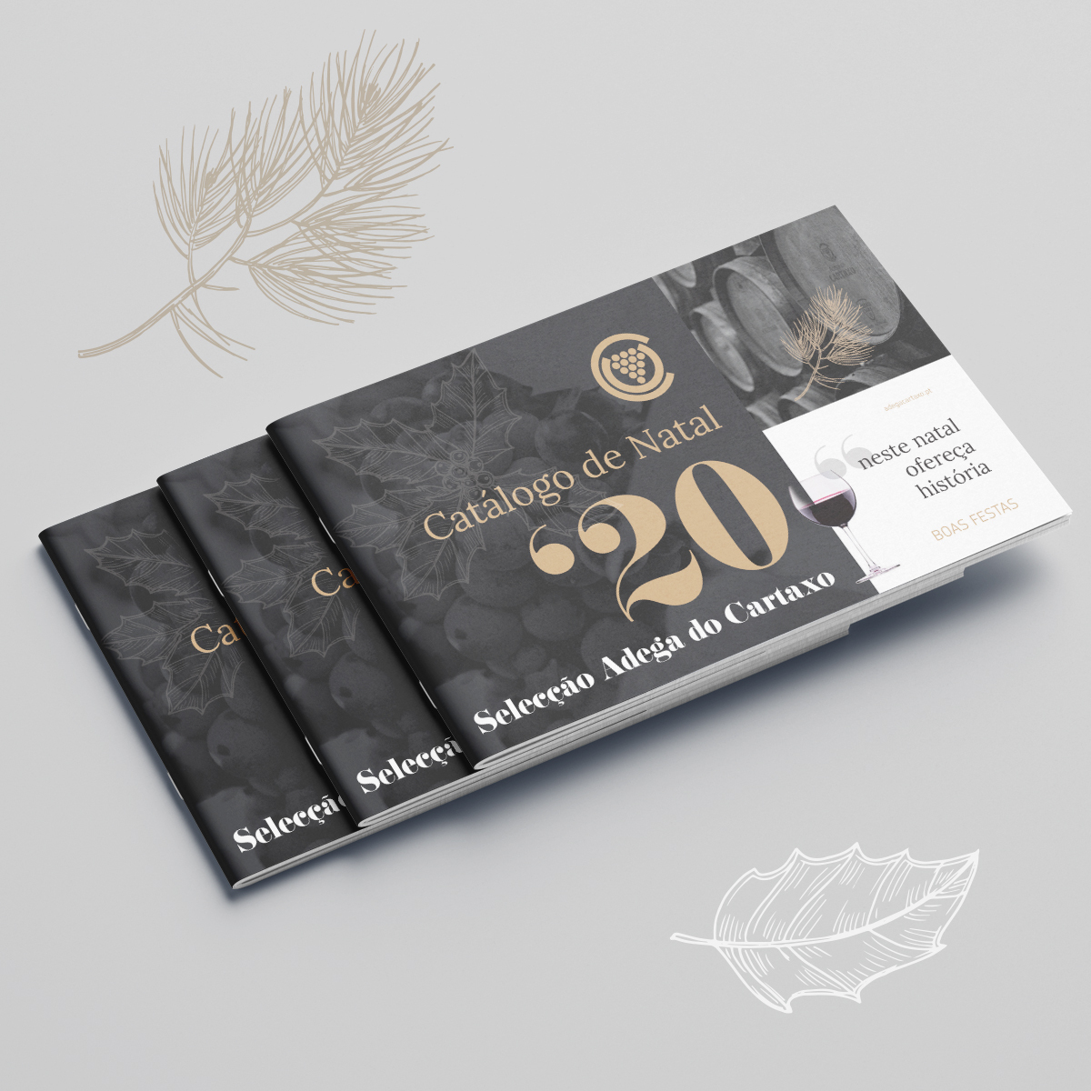 visuals_creativ's tweet photo. VISUALS™ created and developed the new Christmas graphic mood for Adega Cartaxo!

��� Christmas catalogue, communication supports and social media! 

#brochure #catalog #christmas #creativedevelopment #graphicmood #editorial #adegacartaxo #visualsathome #visuals_creativethinkers https://t.co/zIcPDDJ3Z6