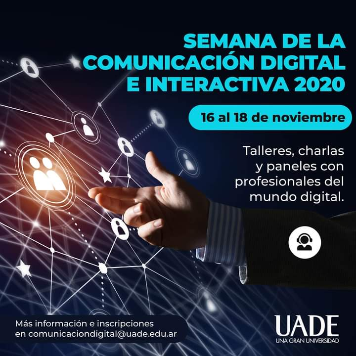 jcrettaz's tweet photo. 📢📢📢 Semana de la Comunicación Digital e Interactiva de @uadeoficial #BuenosAires 16 al 18 de noviembre #narrativas #productoAr #bigdata #UX #analitycs #podcast #streams #redes #chatbots 👉Inscripciones https://t.co/owTP9pMsSx #ComunicacionDigitalUADE 👇 #hilo https://t.co/GprDTOew98