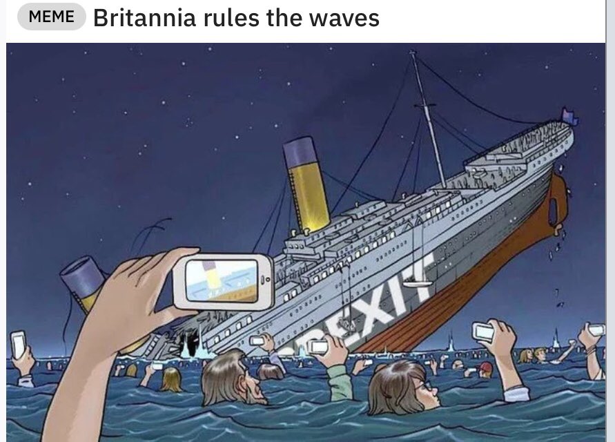 Valerie3Ward's tweet image. Has Mark Francois gone down with the Brexit Ship? 
Brexit, the modern day Titanic. 

#StopBrexit
