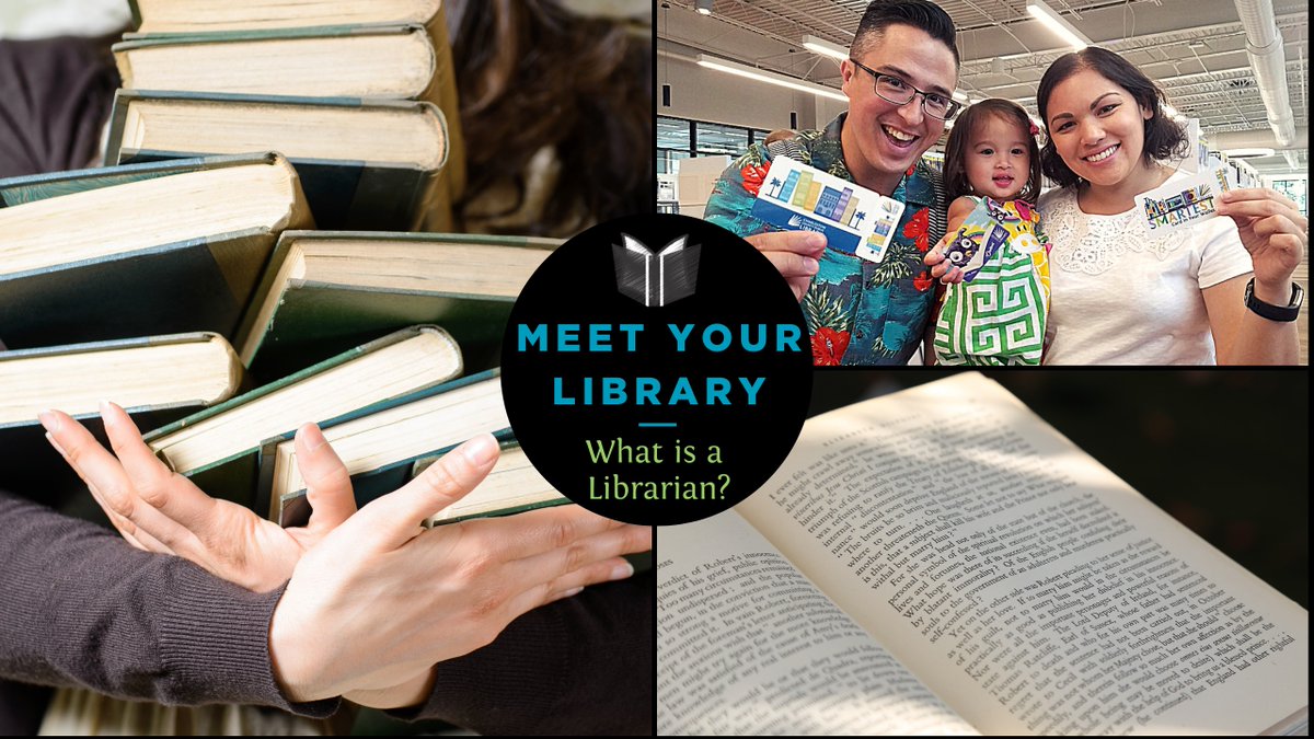 ChasCoLibrary's tweet photo. Do you know what it takes to become a librarian? We are taking a closer look at the job responsibilites and breaking down some librarian stereotypes in today's Meet Your Library. WATCH: https://t.co/MU6MtRdc62 #Chsreads #MeetYourLibrary #Libraries #Librarians #LibraryLife https://t.co/3B8gNks5QW