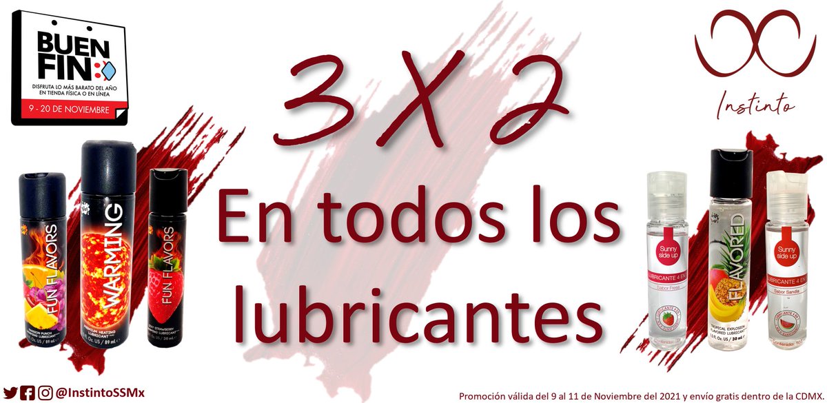 ¡Promoción en Lubricantes! #BuenFin2020 
Válida del 9 al 11 de Noviembre.

¡Promociones diferentes durante los próximos días!