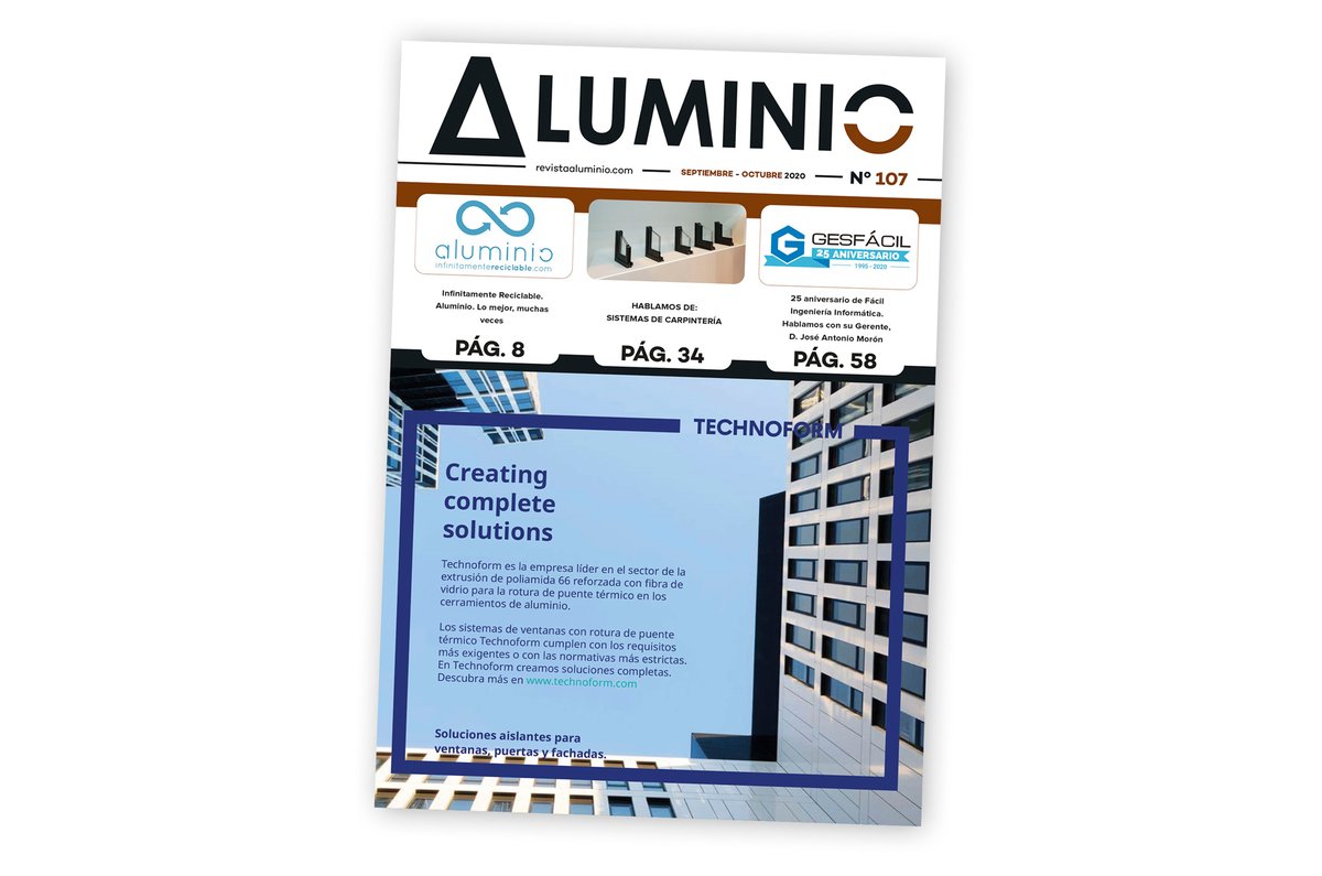 AluminioRevista's tweet photo. Ya puedes descargarte gratis, en pdf, el nº107 de la revista ALUMINIO. PINCHA AQUÍ: https://t.co/Gzdwba578z https://t.co/HlFttv1gTY