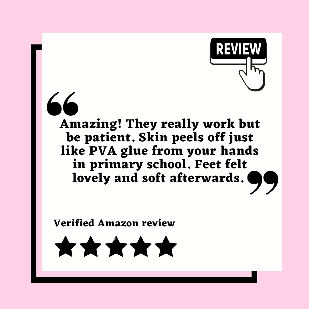 Footner_UK's tweet photo. Check out what our real Footner-fans have to say about our Exfoliating Socks! Buy yourself a pair from https://t.co/SmK1FvwK4l for £9.50. If you enjoy them just as much as this happy customer, then show us the love and please leave a review 💓 #FeelThePeel #Footner https://t.co/GZGtf7JK6e
