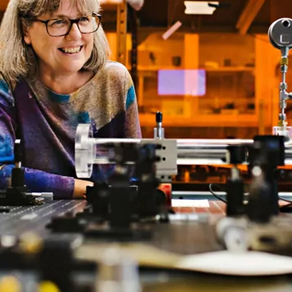 Have you guessed who we've kept for our T-1 Day profile? We thought it fitting to feature  @cityofguelph's very own Nobel Laureate, Dr. Donna Strickland. Dr. Strickland is a pioneering scientist in laser physics who began her incredible journey right here in the Royal City. (1/7)