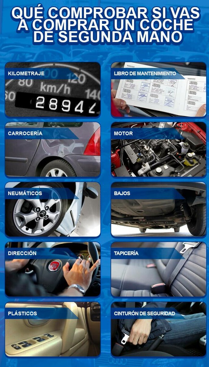 ℹ Al comprar un🚘de segunda mano, evita "vendedores" oportunistas y sin profesionalidad que buscan pegar el pelotazo

🗣Busca, compara, recuerda que las gangas no existen

Solicita el libro📔 de mantenimiento y documentación📄

Pide nota simple en la #DGT

MUCHO🧐 #pozoblanco