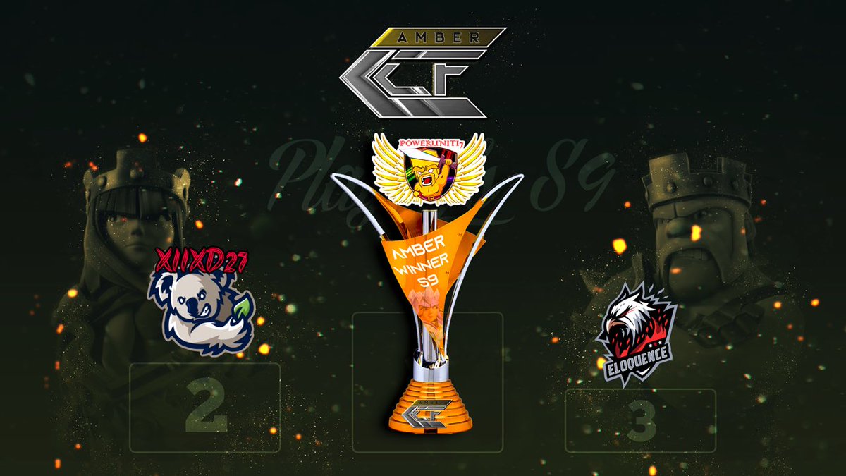 ClashCompanyF's tweet photo. 🇫🇷 Bonsoir, voici le podium pour la ligue Amber ! Félicitations à eux, mais aussi à tous les participants 👊🏼👏🏼
Bonne soirée 😘

🇺🇸 Hi, here are the winner's trophees for Amber league ! Congratulations to them, and also to all participating teams 👊🏼👏🏼
Clash on 😘 https://t.co/GxQY516aCr