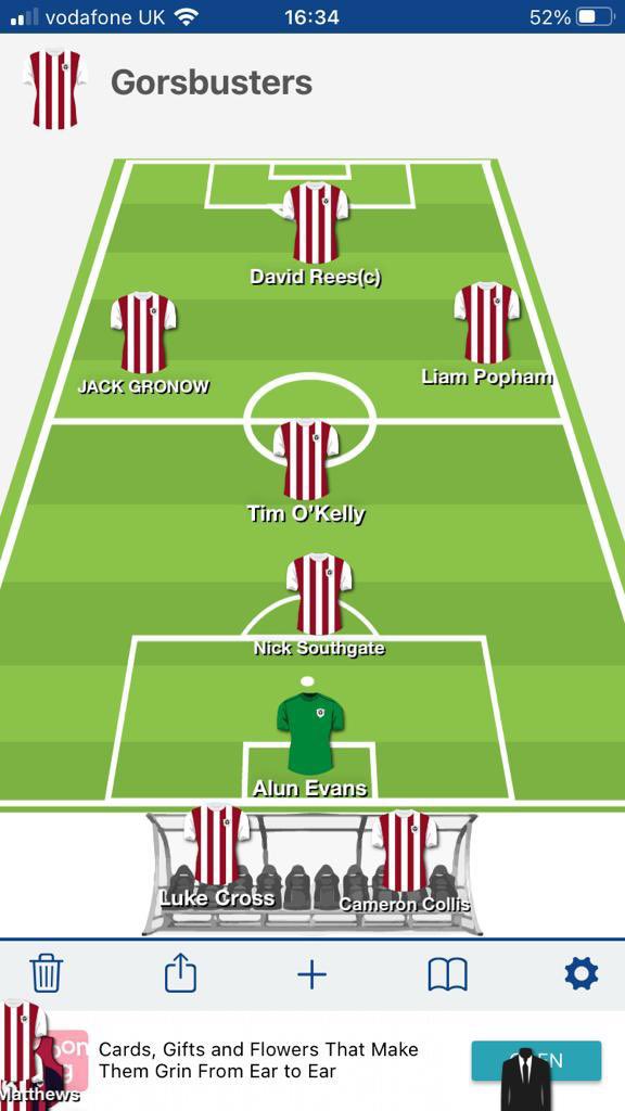 gorsbusters's tweet photo. Here is the @gorsbusters team for tonight’s game
#WhoYouGonnaCall
#UppaGors https://t.co/OpANUz7LYm