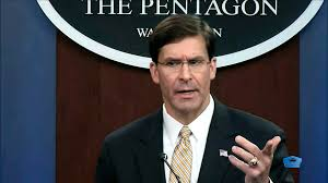 CBCAlerts's tweet photo. Mark Esper fired as U.S. Defense Secretary effective immediately, President Donald Trump announces via Twitter. Trump has long been at odds with Esper; the pair recently clashed over Esper's support for stripping the names of Confederate leaders from US military installations. https://t.co/6PQR0XRMHF